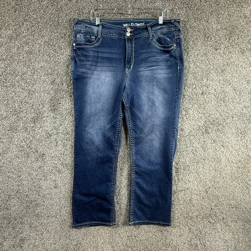 WallFlower Luscious Curvy Fit Jeans Plus Size 20 Regular Indigo Blue